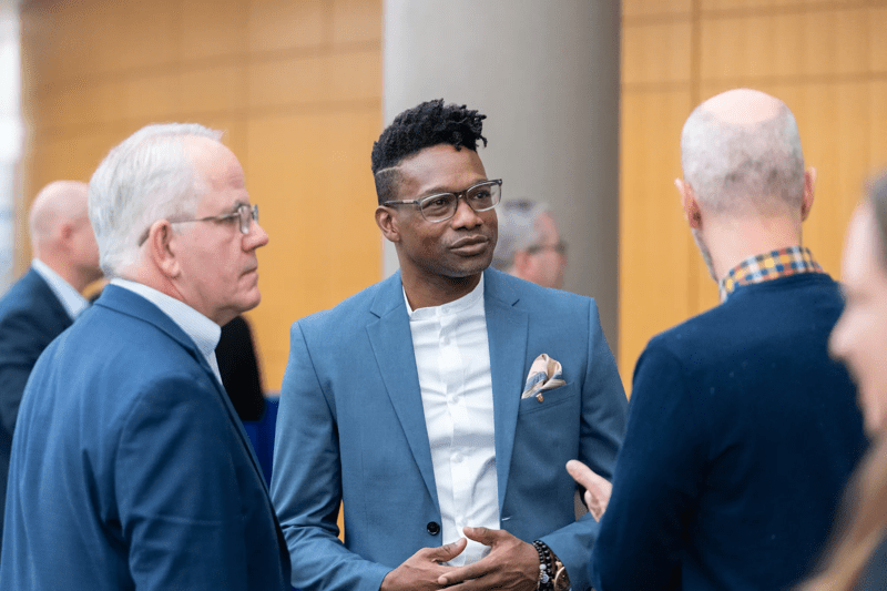 Tobias, Christopher Rowe at CEO Forum 2023-0176